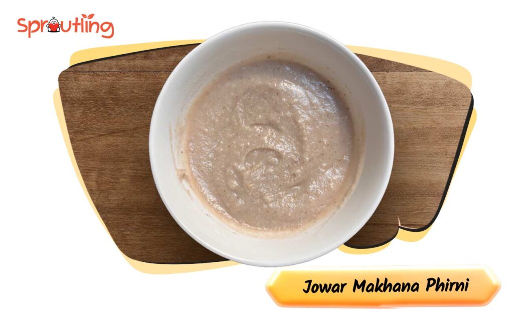 Jowar Makhana Phirni