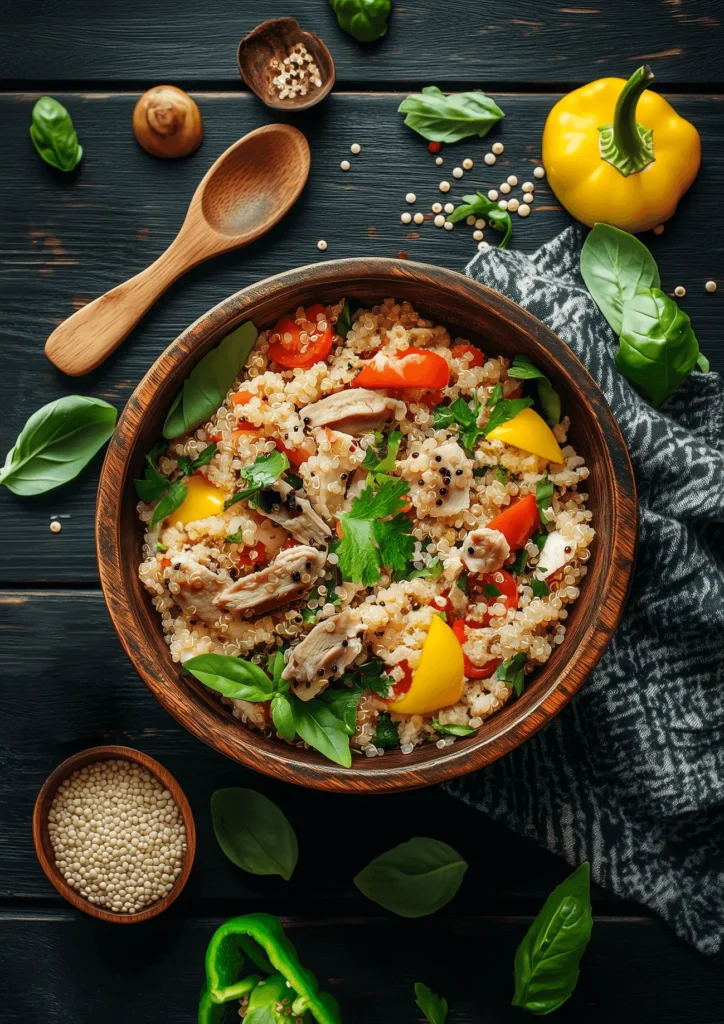 chinese-fried-chicken-quinoa