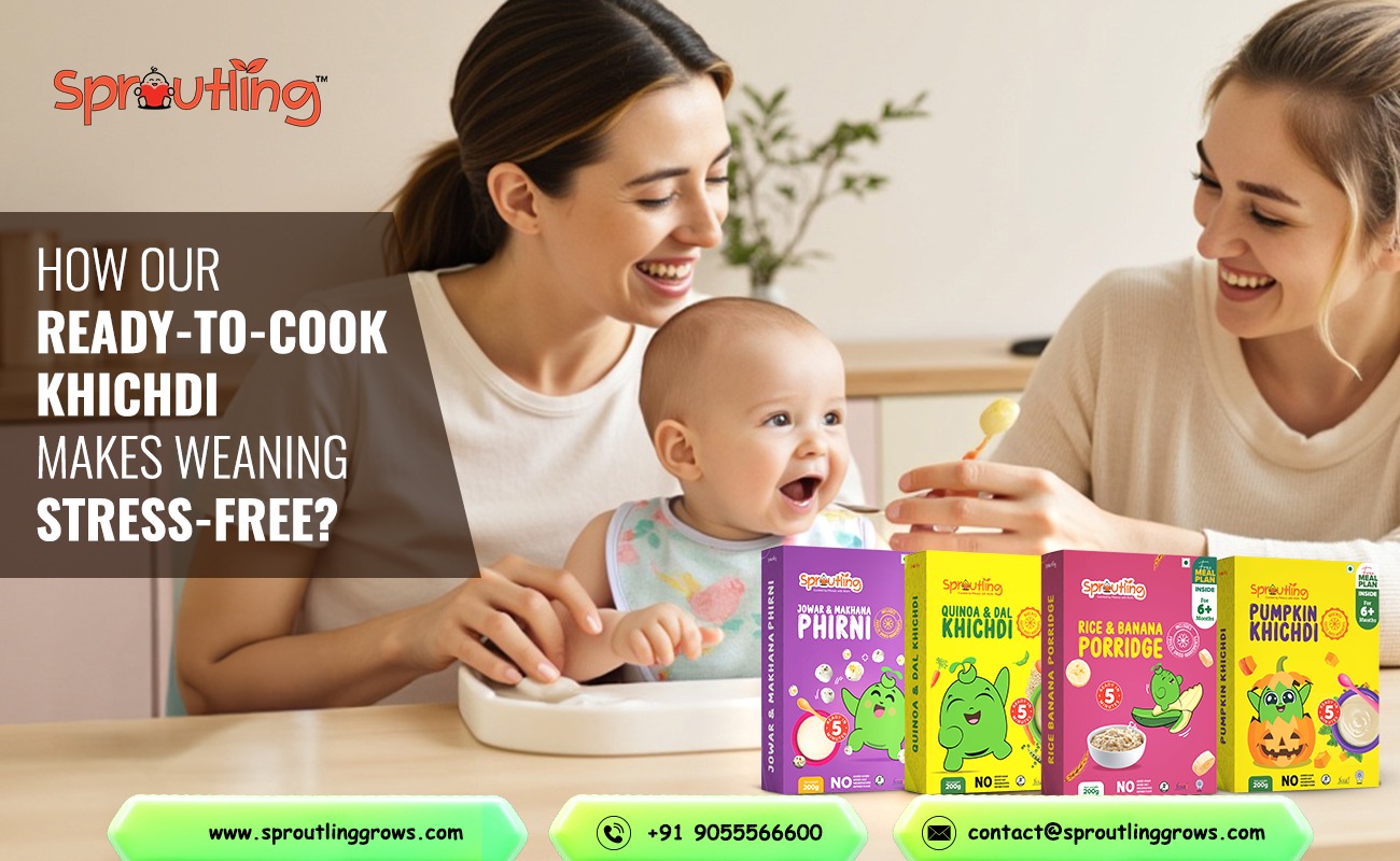 How Our Ready-to-Cook Khichdi Makes Weaning Stress-Free?