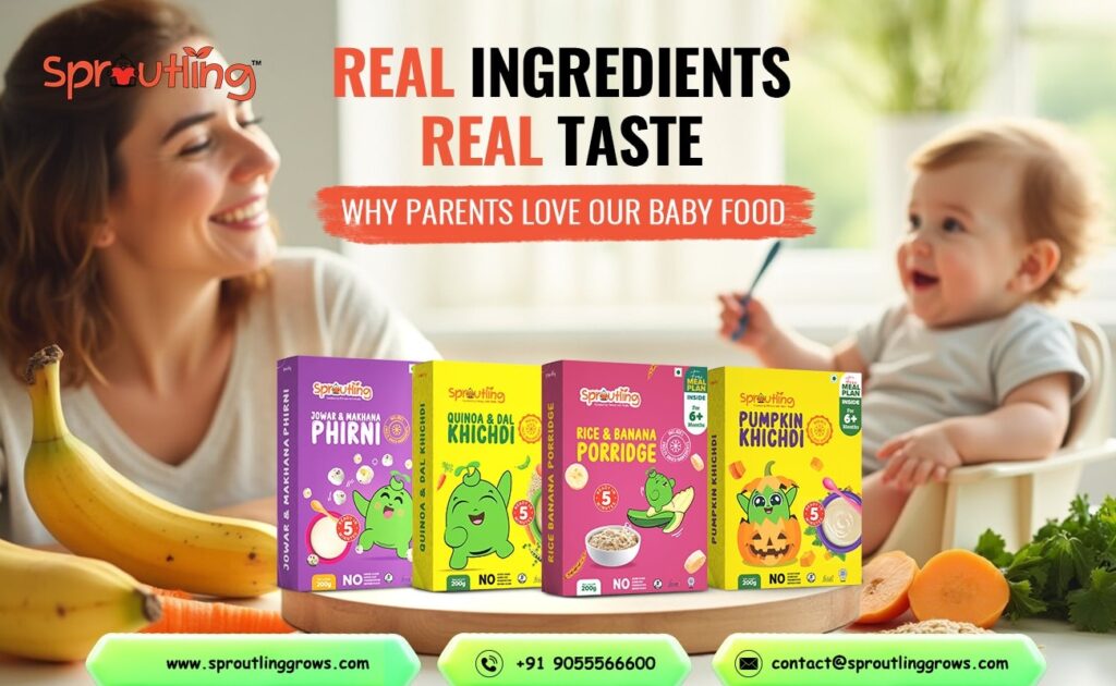 "Real Ingredients, Real Taste: Why Parents Love Our Baby Food