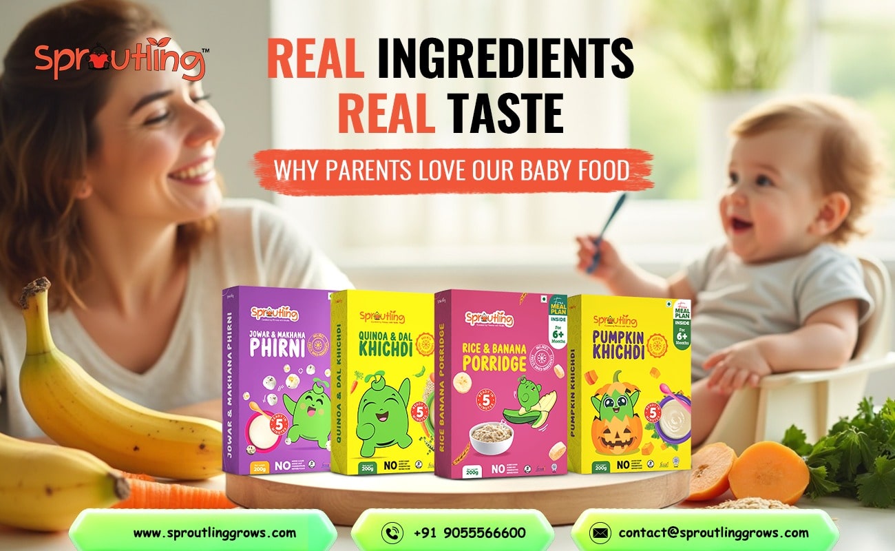 "Real Ingredients, Real Taste: Why Parents Love Our Baby Food