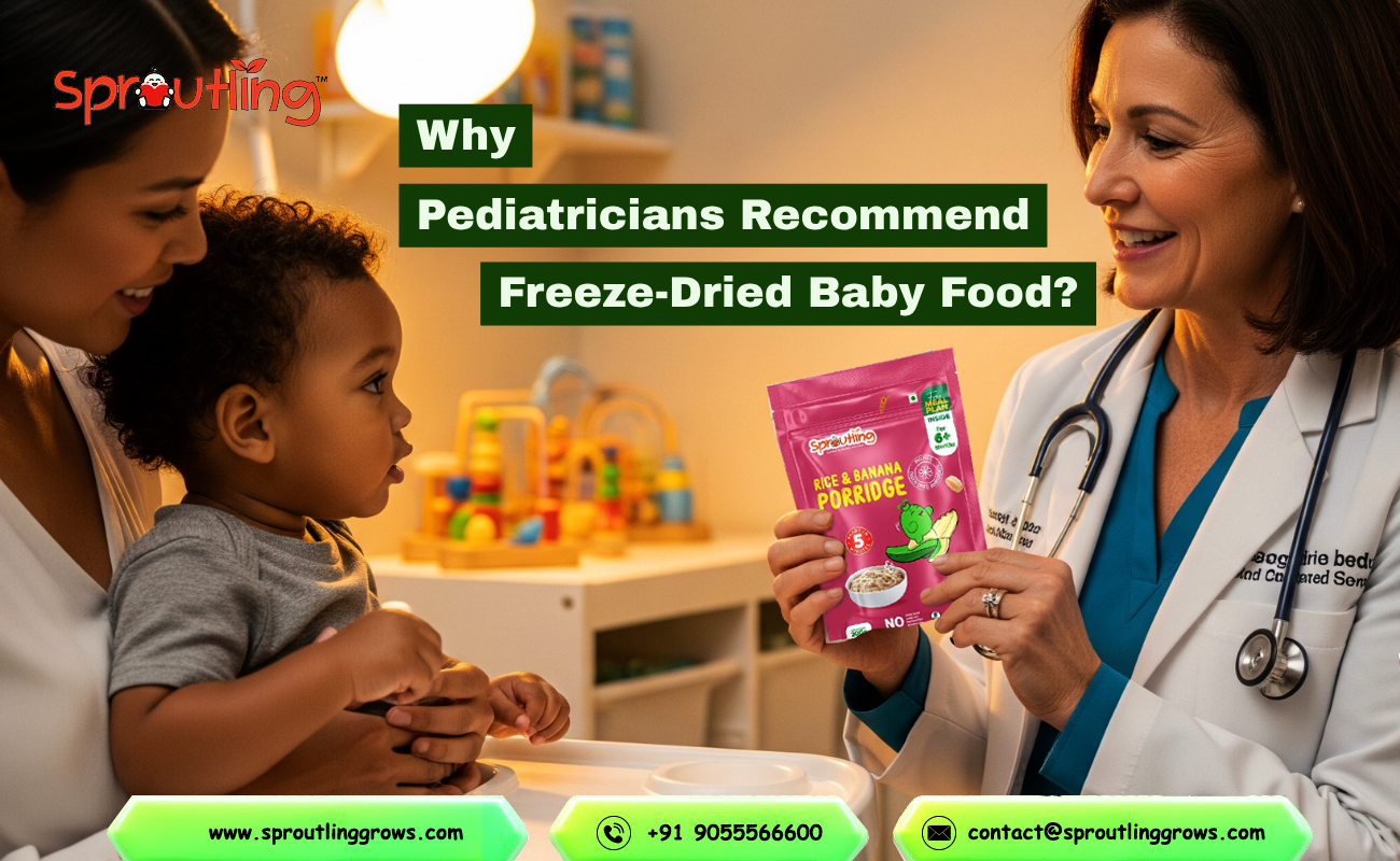 Pediatricians Recommend Freeze-Dried Baby Food.