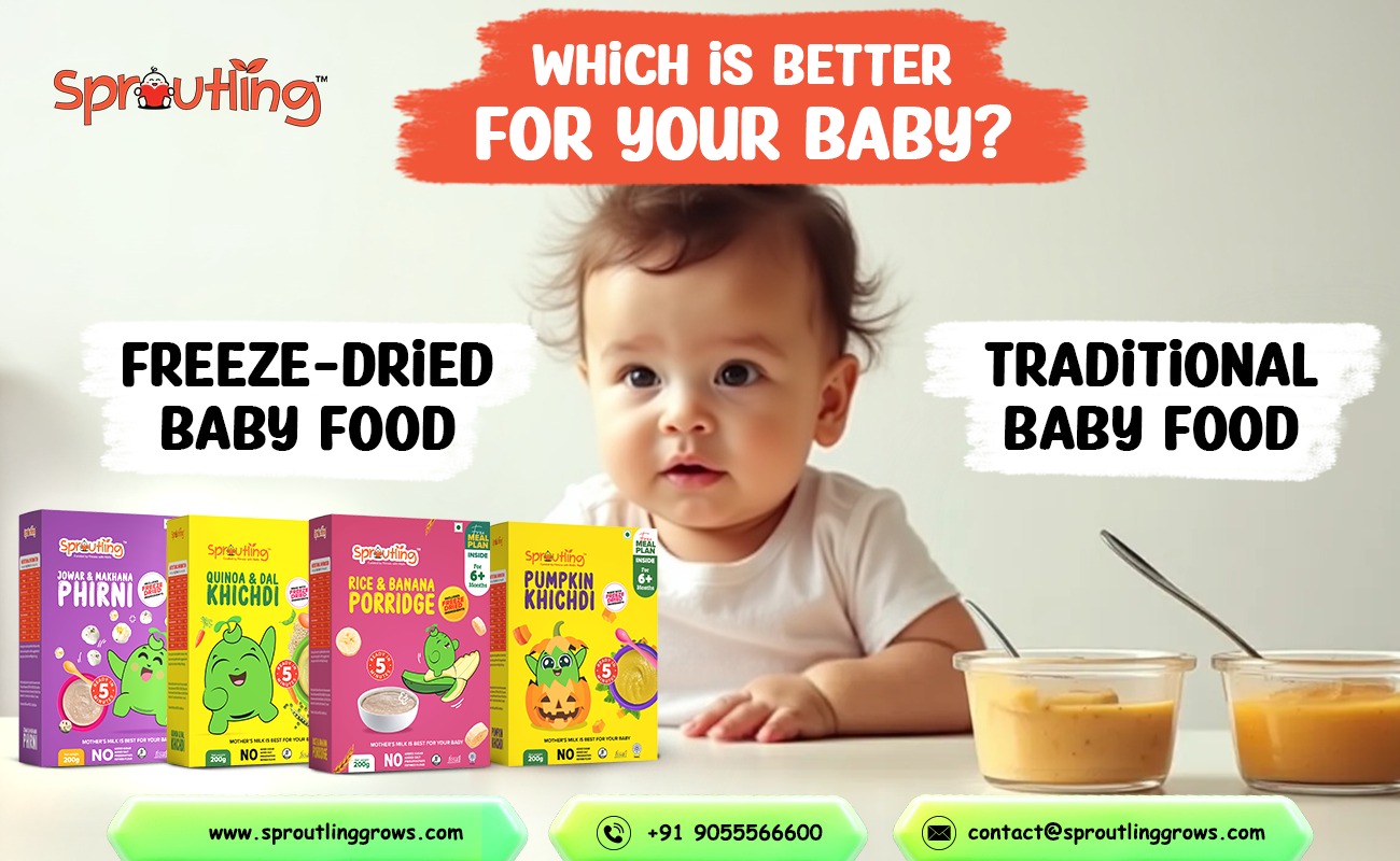 Freeze-Dried vs. Traditional Baby Food: Which Is Better for Your Baby?