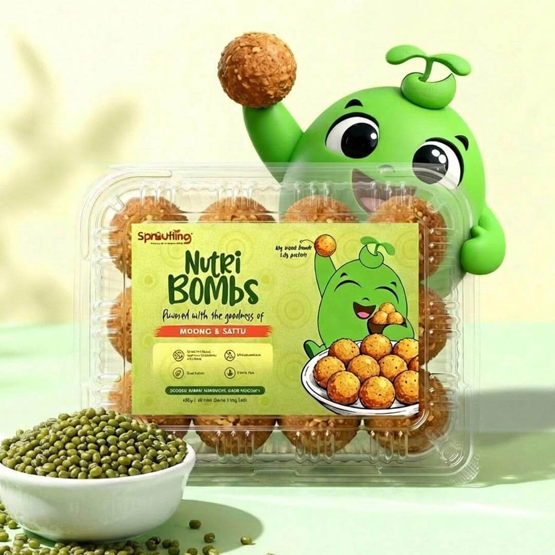 Nutri Bombs – Powered with Moong and Sattu