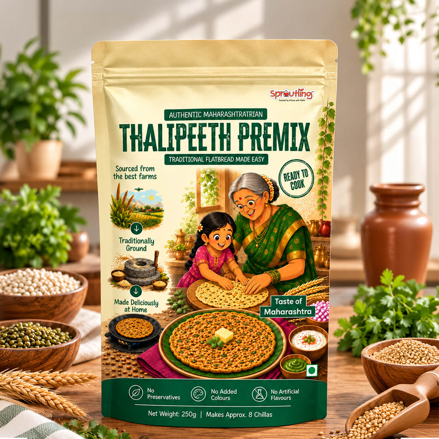 Maharashtrian Thalipeeth Premix