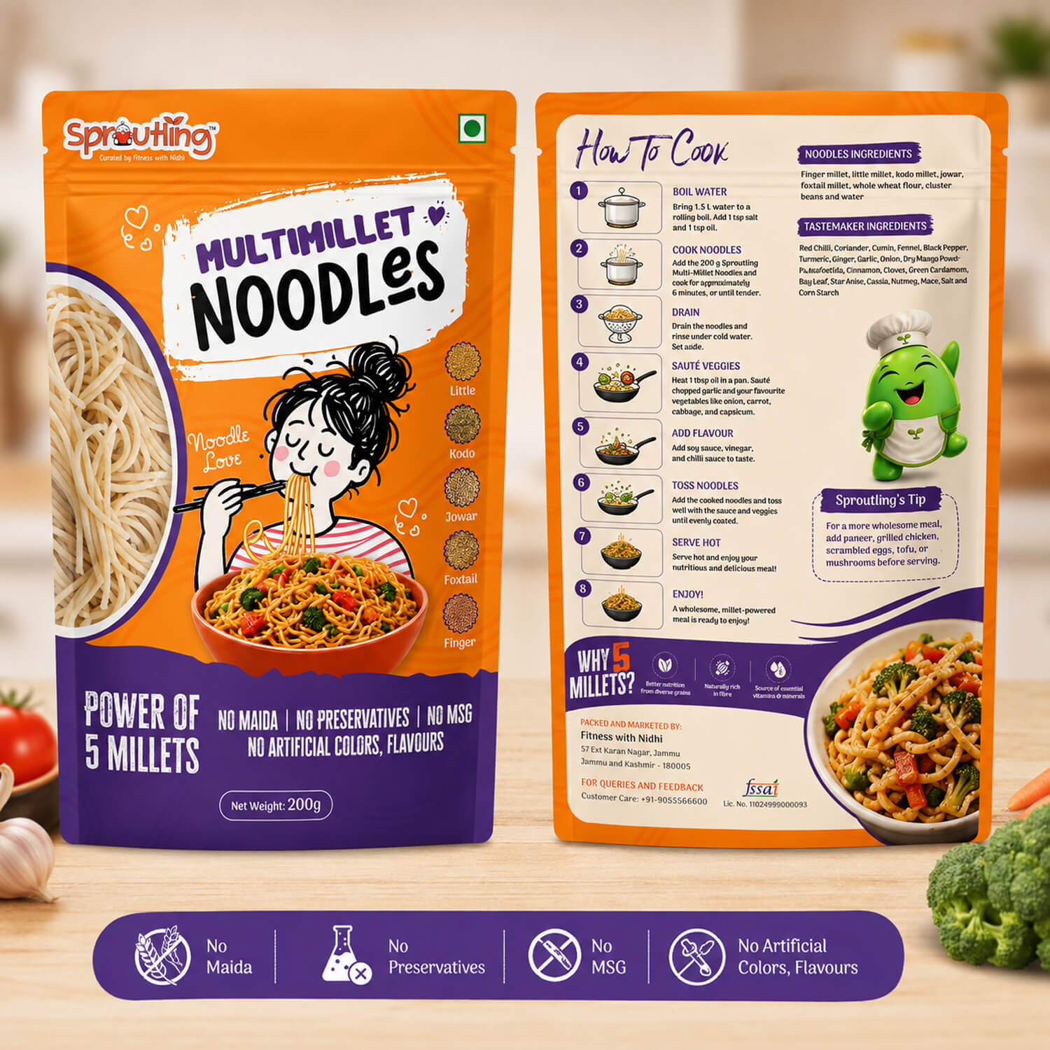 Multi Millet Noodles