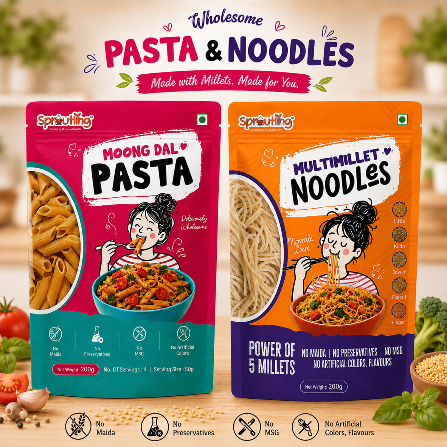 Pasta and Noodles Combo